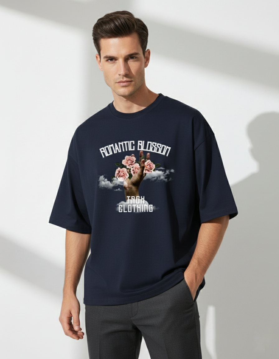 Romantic Blossom OVERSIZED TERRY TEE