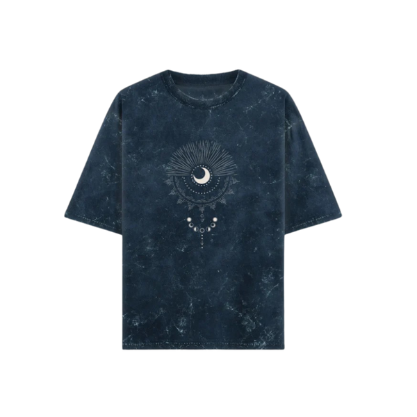 MOON ACID WASH TEE