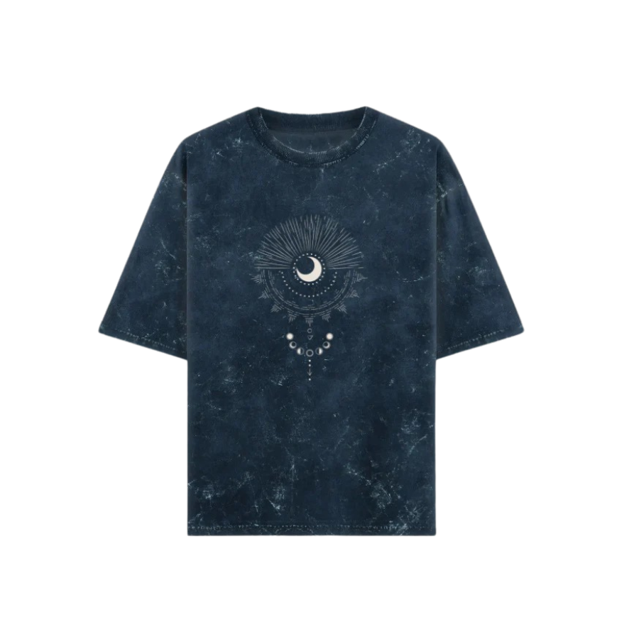 MOON ACID WASH TEE